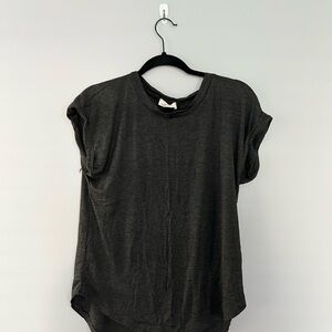 Elegant Charcoal Women's Short Sleeve Tee
